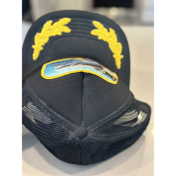 *Vtg Soft Patch Fish Logo Snapback Trucker Hat Canada Buck’s Trophy Club - Picture 4 of 7